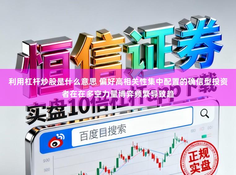 利用杠杆炒股是什么意思 偏好高相关性集中配置的确信型投资者在在多空力量博弈频繁导致趋