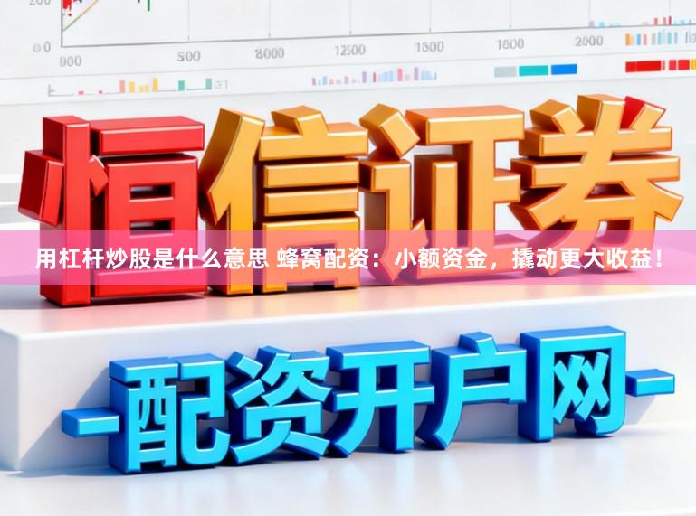 用杠杆炒股是什么意思 蜂窝配资：小额资金，撬动更大收益！