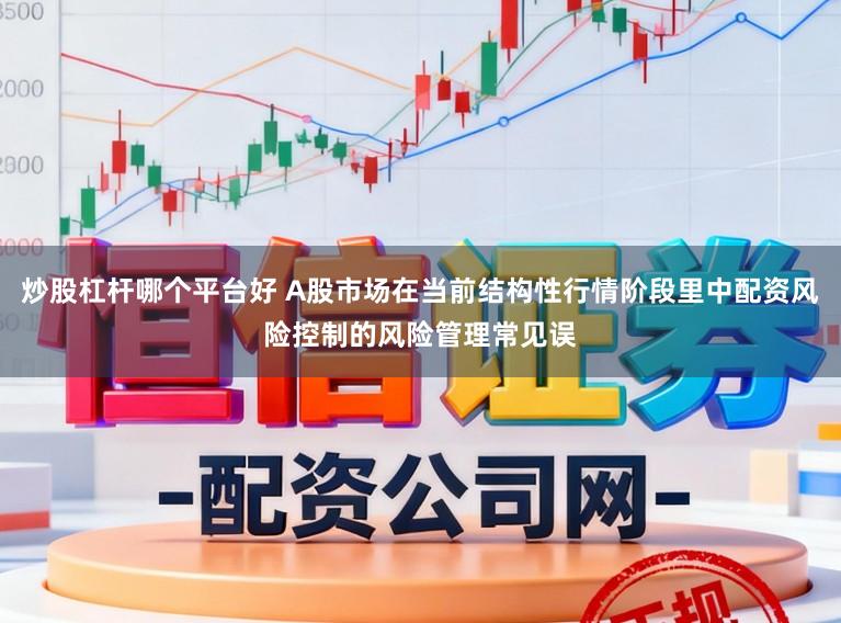 炒股杠杆哪个平台好 A股市场在当前结构性行情阶段里中配资风险控制的风险管理常见误