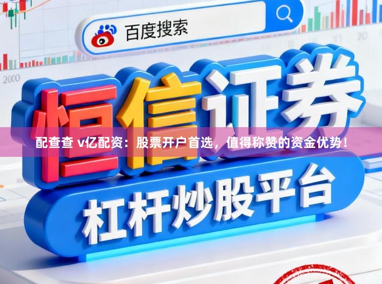 配查查 v亿配资:股票开户首选,值得称赞的资金优势!